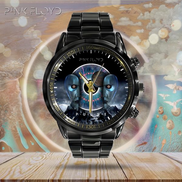 Pink Floyd Black Stainless Steel Watch - GNE 316