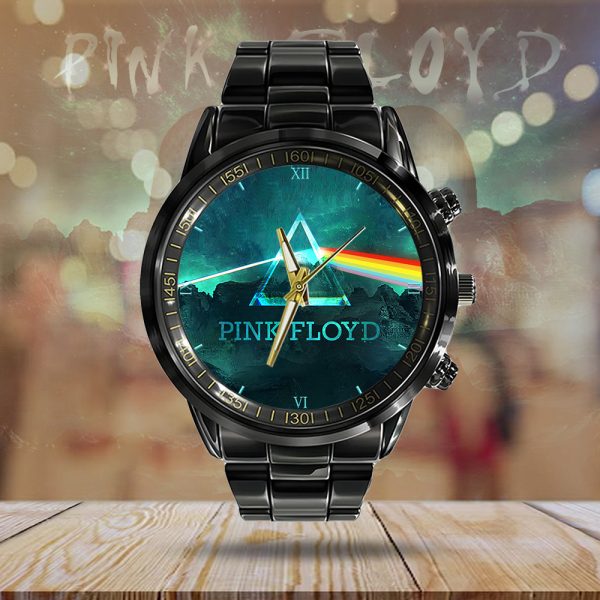 Pink Floyd Black Stainless Steel Watch - GNE 347