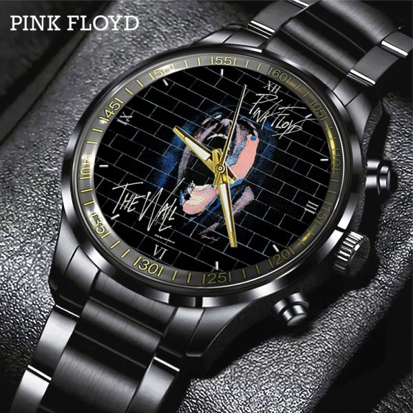 Pink Floyd Black Stainless Steel Watch - GNE 365