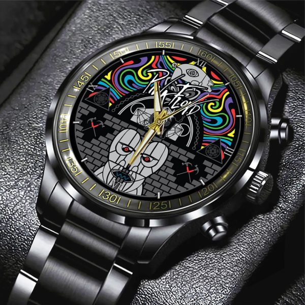 Pink Floyd Black Stainless Steel Watch - GNE 370