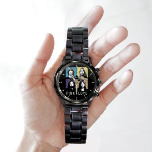 Pink Floyd Black Stainless Steel Watch - HOATT 4663