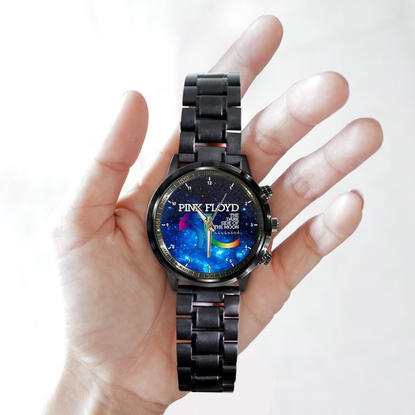 Pink Floyd Black Stainless Steel Watch - HOATT 4730