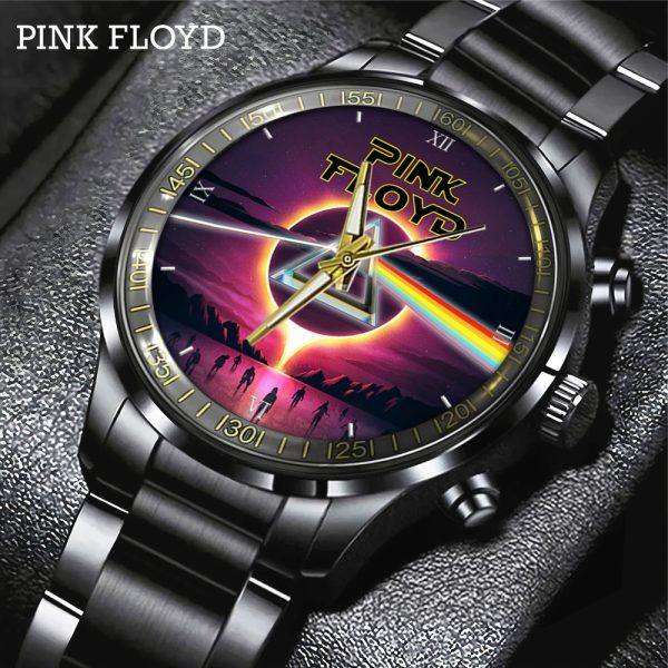 Pink Floyd Black Stainless Steel Watch - TANTN 6073