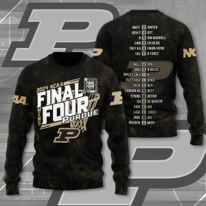 Purdue Boilermakers Men's Basketball 3D Apparel - MAITM 6288