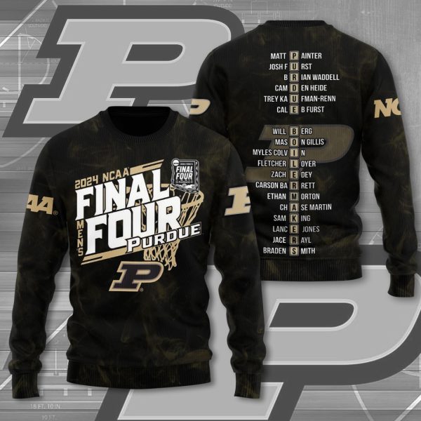 Purdue Boilermakers Men's Basketball 3D Apparel - MAITM 6288