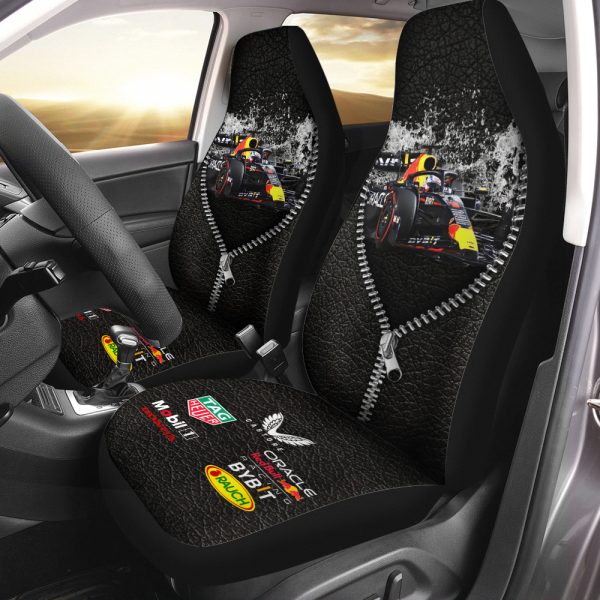 Red Bull Racing F1 2PCS Car Seat Cover - HOATT 4760