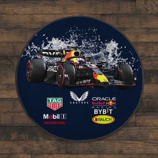 Red Bull Racing F1 Foldable Round Rug - HOATT 4705