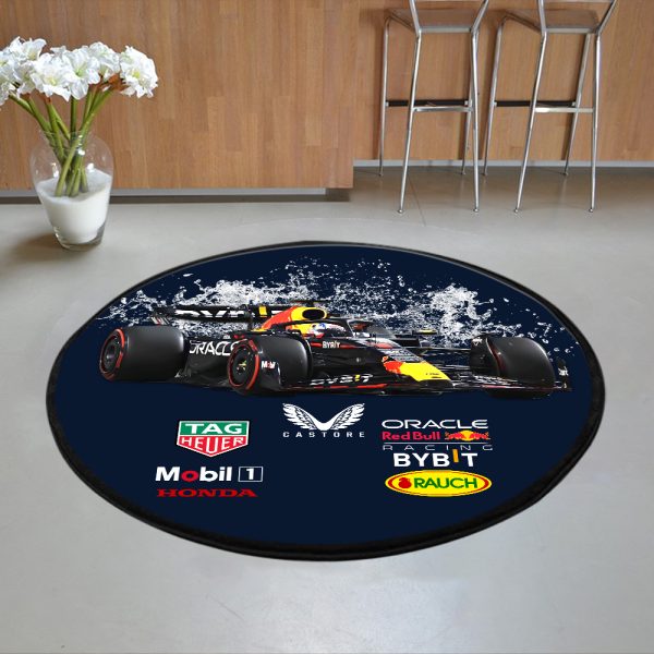 Red Bull Racing F1 Foldable Round Rug - HOATT 4705