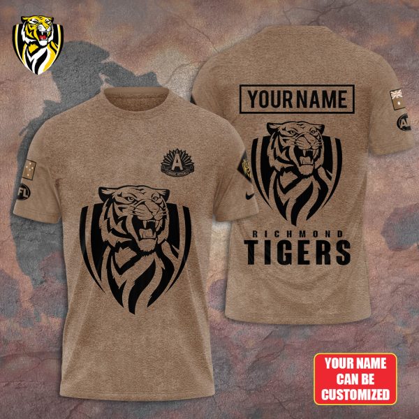 Personalized Richmond Football Club x Anzac Day 3D Apparel - TANTN 6120