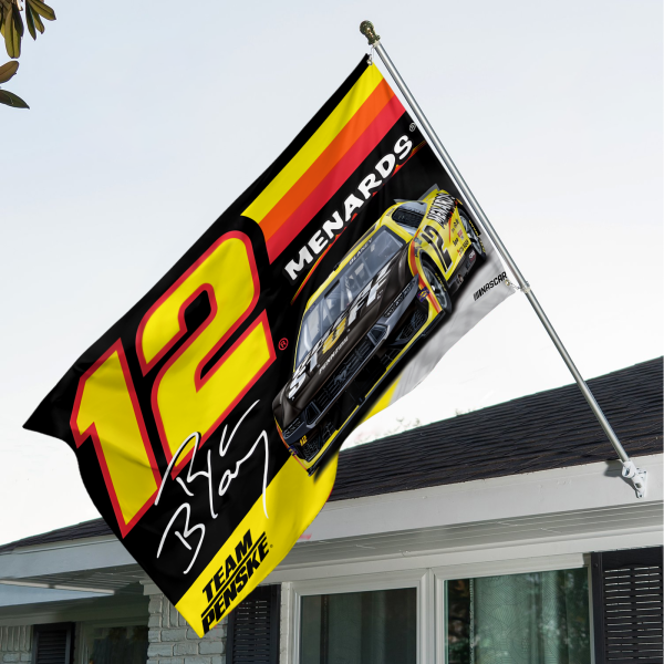 Ryan Blaney 3D House Flag - TANTN 5629