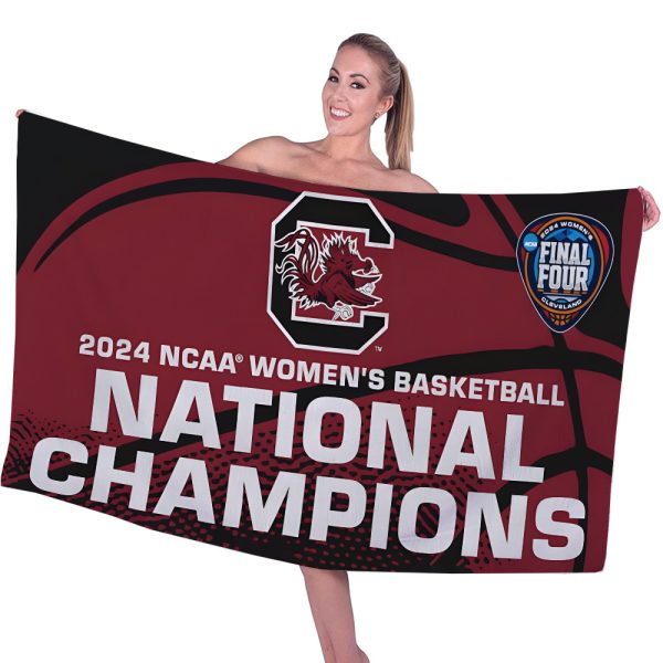 South Carolina Gamecocks Women's Basketball Rectangle Beach Towel - TANTN 5776