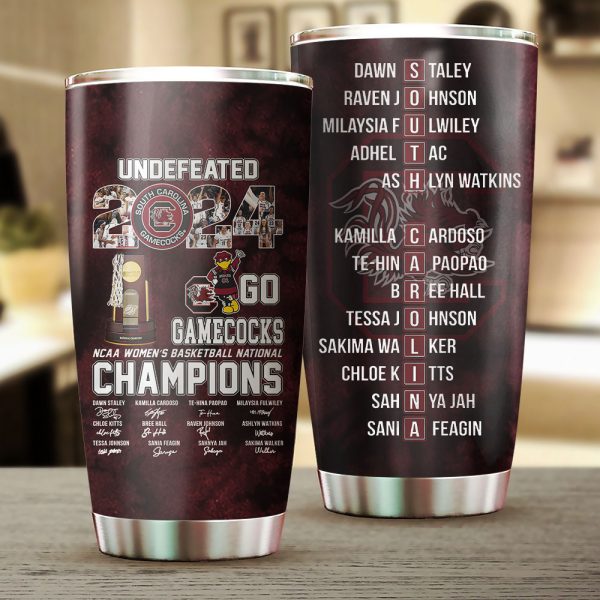 South Carolina Gamecocks Women's Basketball Tumbler Cup - TANTN 5752