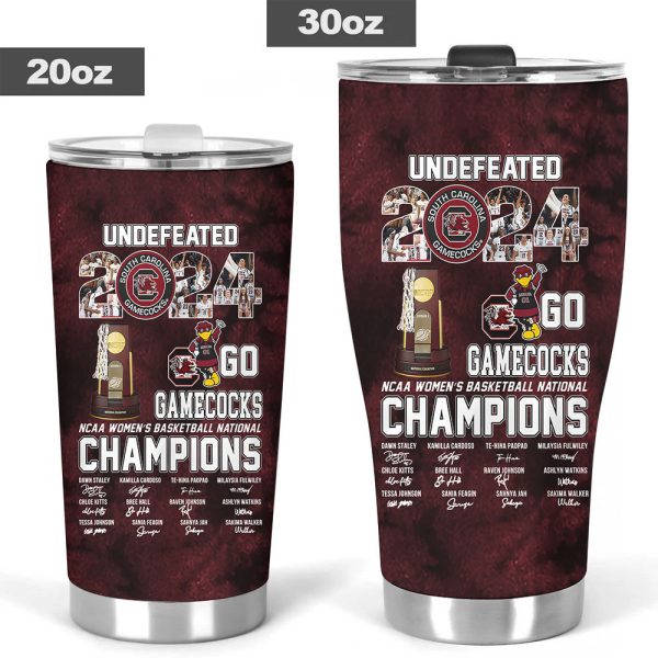 South Carolina Gamecocks Women's Basketball Tumbler Cup - TANTN 5752