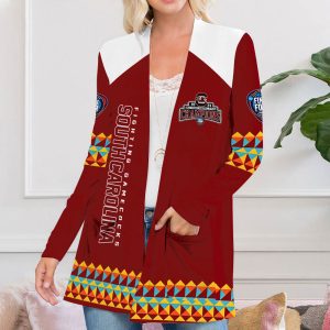 South Carolina Gamecocks Women's Basketball Women's Patch Pocket Cardigan - HUANNM 4682