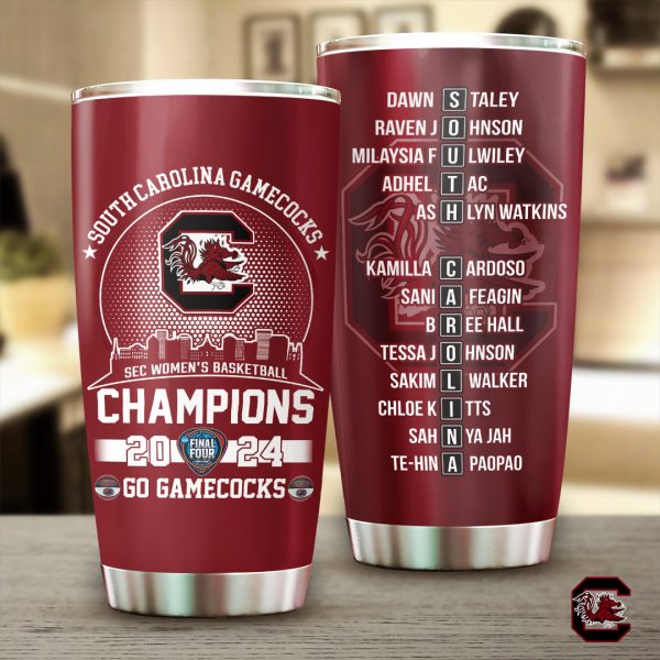 South Carolina Gamecocks Women's Basketball Tumbler Cup - TANTN 5748