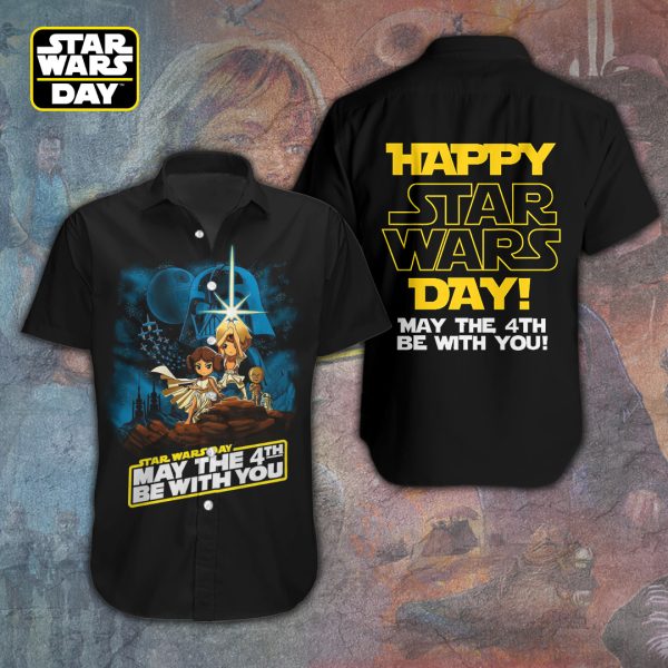 Star Wars Short Sleeve Dress Shirt - TANTN 5782