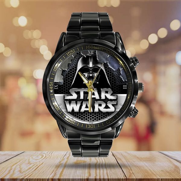 Star Wars Black Stainless Steel Watch - GNE 322