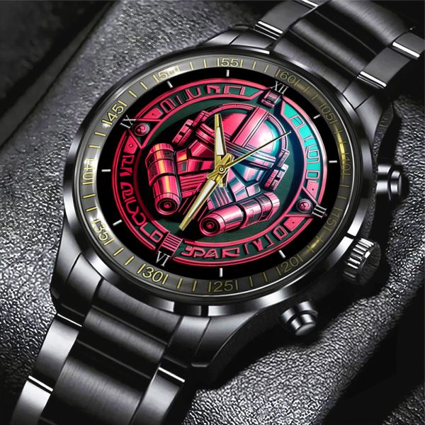 Star Wars Black Stainless Steel Watch - GNE 353