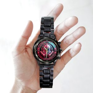 Star Wars Black Stainless Steel Watch - GNE 353