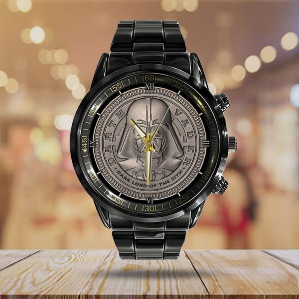 Star Wars Black Stainless Steel Watch - GNE 373