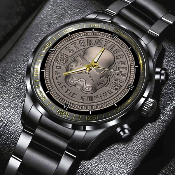 Star Wars Black Stainless Steel Watch - GNE 374