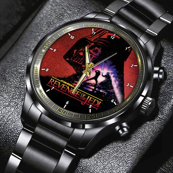 Star Wars Black Stainless Steel Watch - HOATT 4718