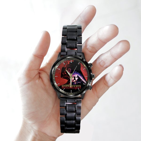 Star Wars Black Stainless Steel Watch - HOATT 4718