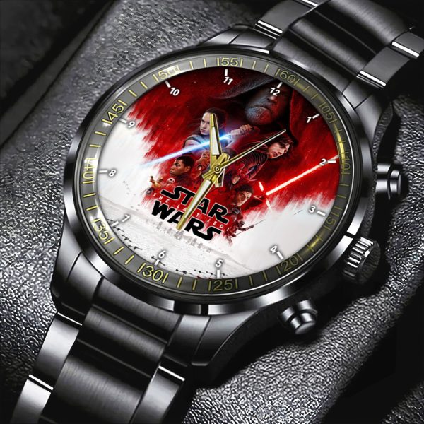 Star Wars Black Stainless Steel Watch - HOATT 4722