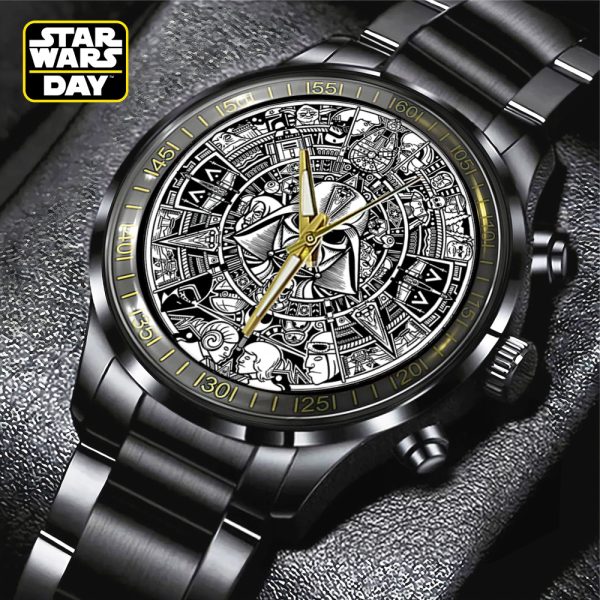 Star Wars Black Stainless Steel Watch - TANTN 5969