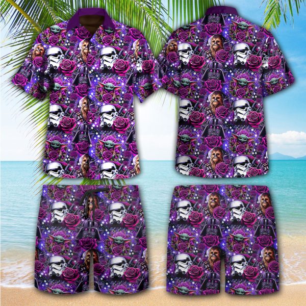 Star Wars 3D Hawaiian Shirt Shorts - GNE 354