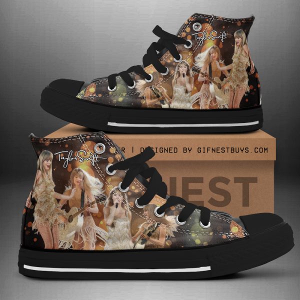 Taylor Swift High Top Canvas Shoes - HOATT 4592