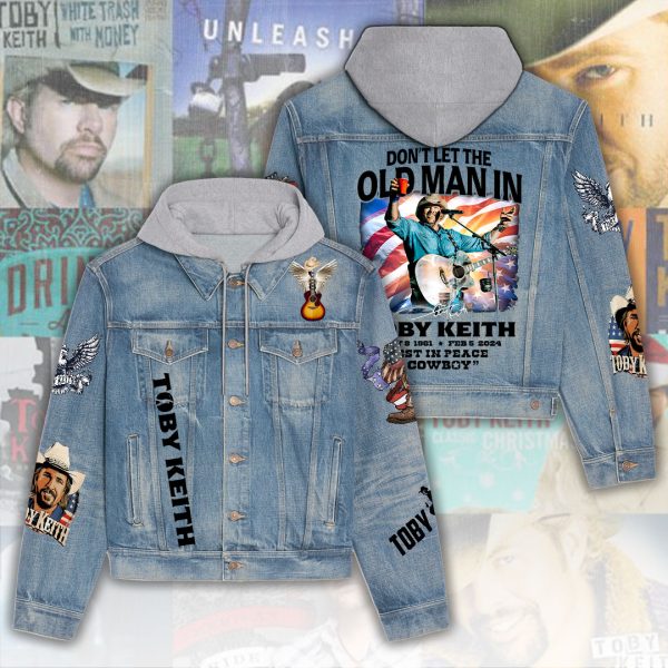 Toby Keith Women's Denim Hood Jacket - HUANNM 4169