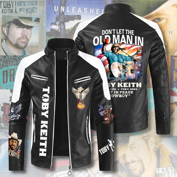 Toby Keith Premium Leather Bomber - HUANNM 4169