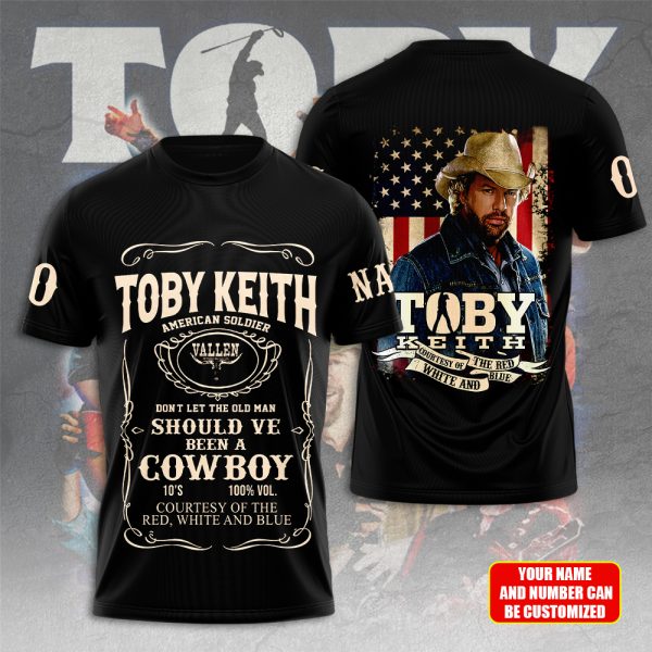 Personalized Toby Keith 3D Apparel - HUANNM 4049