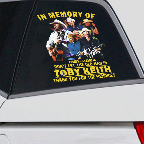 Toby Keith 3D Decal - HUANNM 4180