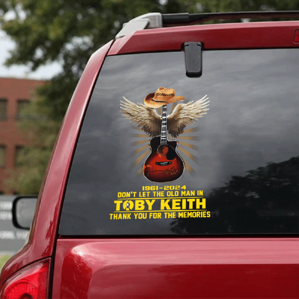 Toby Keith 3D Decal - HUANNM 4182