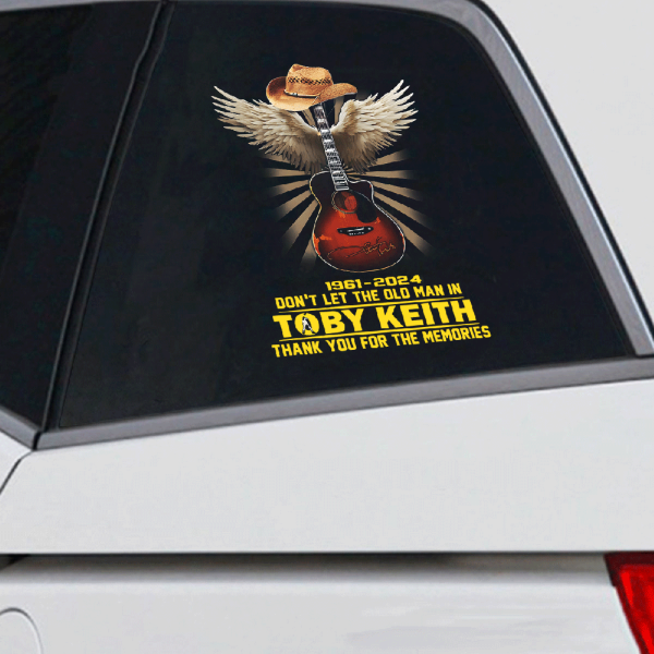 Toby Keith 3D Decal - HUANNM 4182