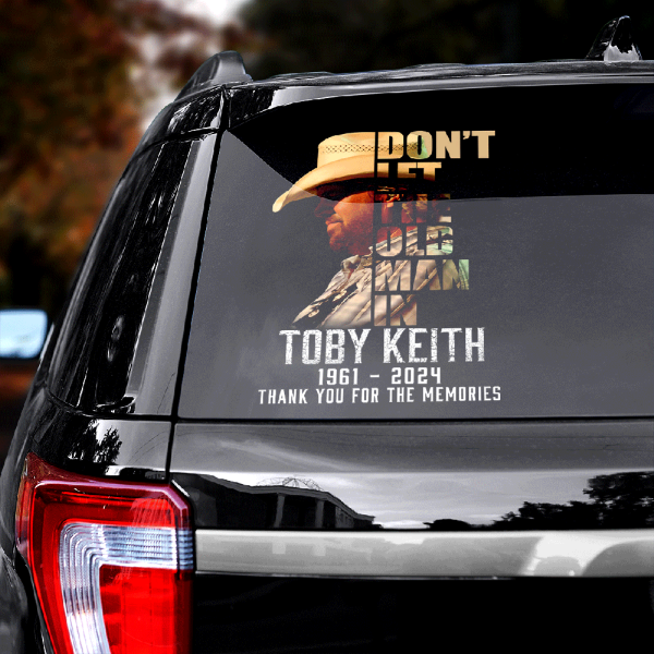 Toby Keith 3D Decal - HUANNM 4185