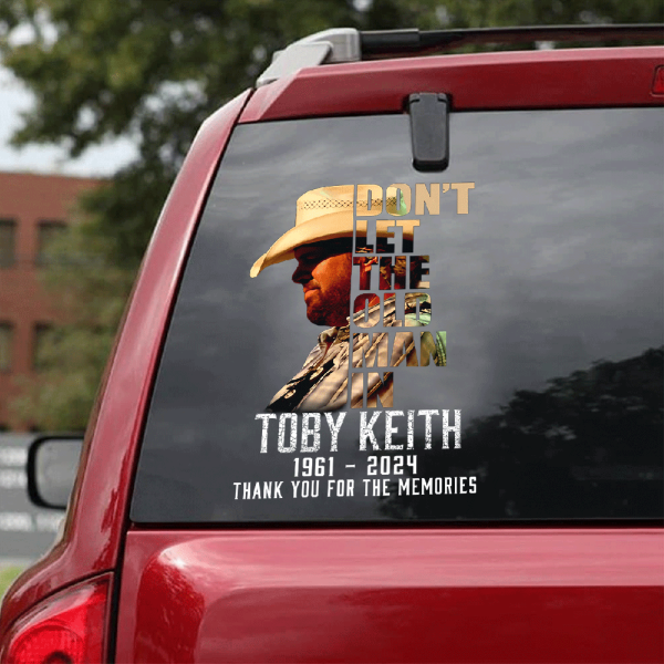 Toby Keith 3D Decal - HUANNM 4185