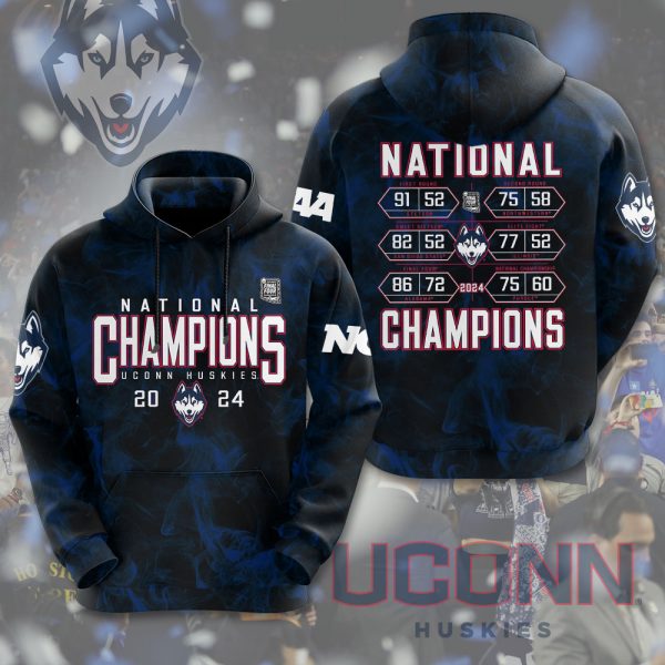 UConn Huskies Men's Basketball 3D Apparel - MAITM 6369