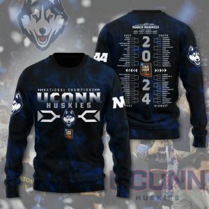 UConn Huskies Men's Basketball 3D Apparel - MAITM 6370