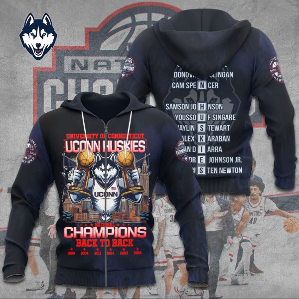 UConn Huskies Men's Basketball 3D Apparel – TANTN 5860