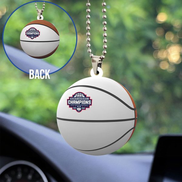 UConn Huskies Men's Basketball Custom Shape 2-sided Acrylic Car Ornament - TANTN 5796