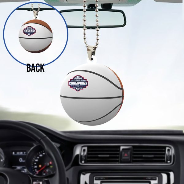 UConn Huskies Men's Basketball Custom Shape 2-sided Acrylic Car Ornament - TANTN 5796