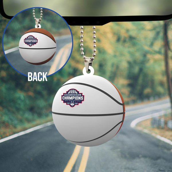 UConn Huskies Men's Basketball Custom Shape 2-sided Acrylic Car Ornament - TANTN 5796