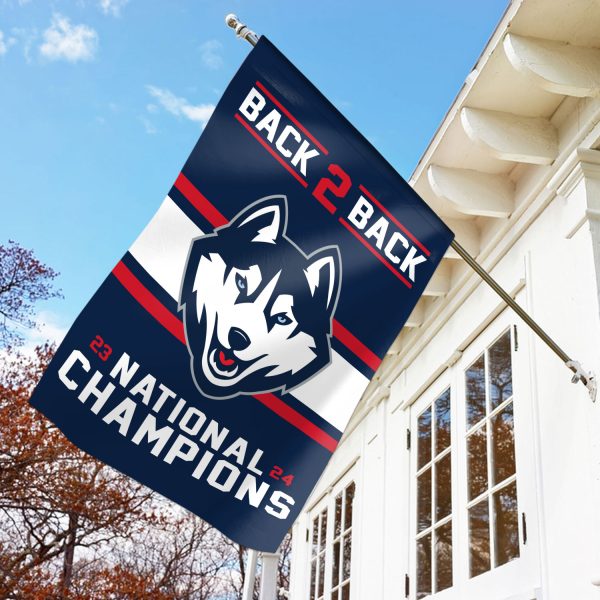 UConn Huskies Men's Basketball 3D House Flag - TANTN 5800