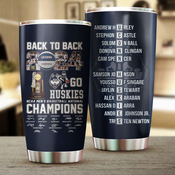 UConn Huskies Men's Basketball Tumbler Cup - TANTN 5787