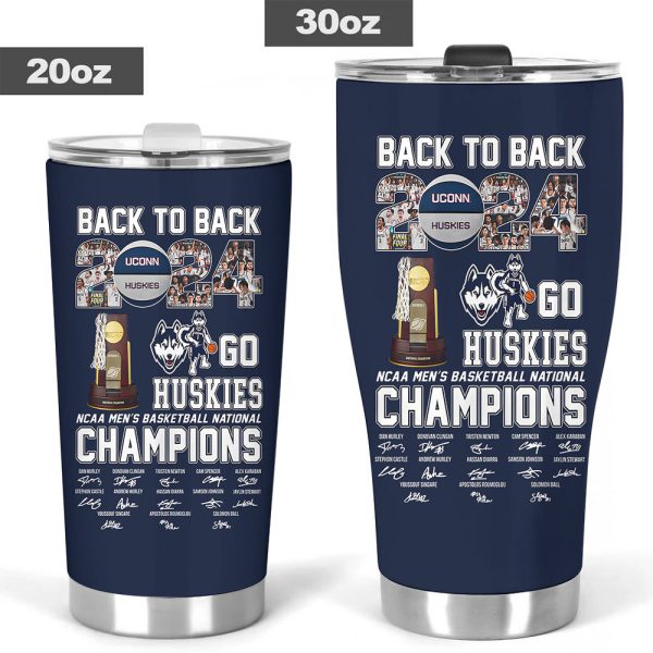 UConn Huskies Men's Basketball Tumbler Cup - TANTN 5787