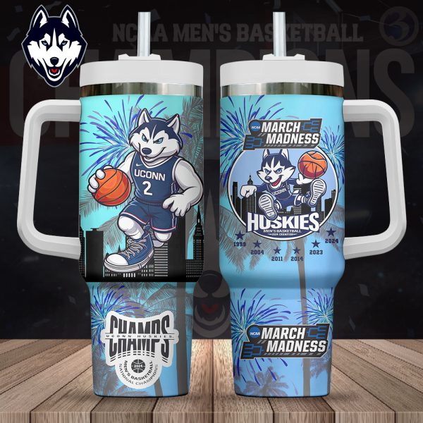 UConn Huskies Men's Basketball 40oz Stanley Tumbler - HUANNM 4697