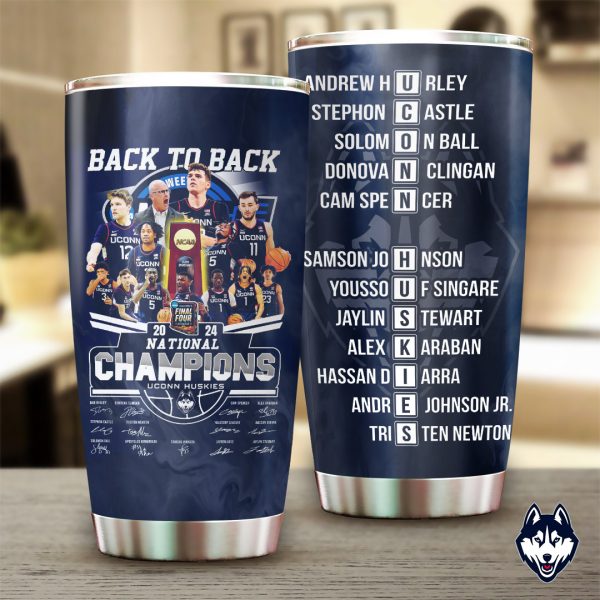 UConn Huskies Men's Basketball Tumbler Cup - TANTN 6030